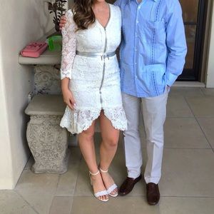 Alexis Parisa White dress size Medium